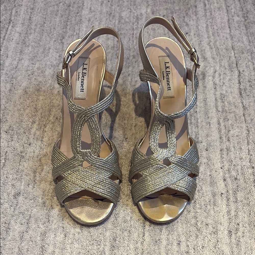 LK Bennett Gold Women's Sandals